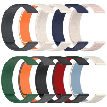 xDfind Flat Head Litchi Texture Magnetic Silicone Watch Band, 14mm, 18mm, 20mm, 22mm