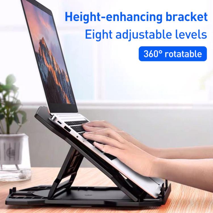 NUOXI N2 8-level Adjustable Laptop Holder, with Turntable, with Turntable