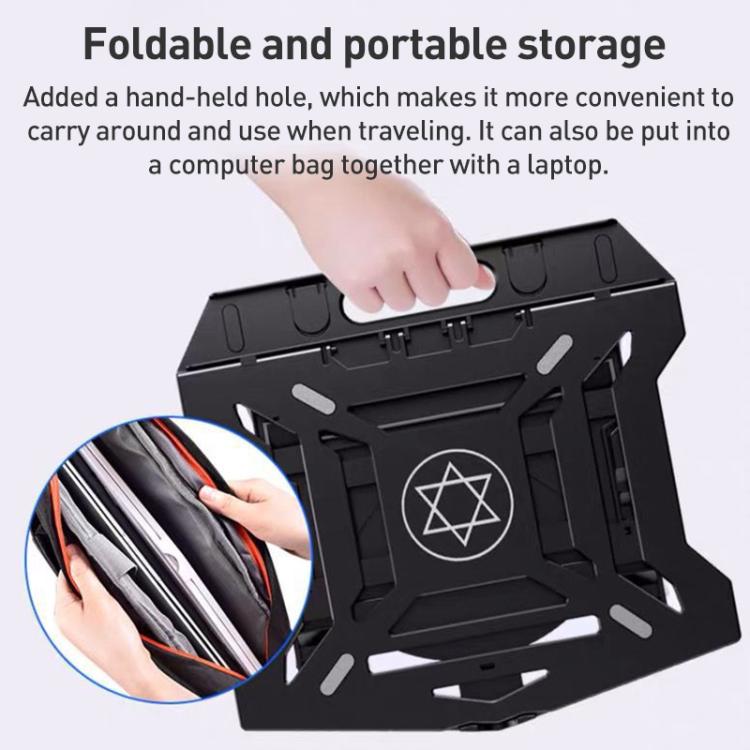 NUOXI N2 8-level Adjustable Laptop Holder, with Turntable, with Turntable