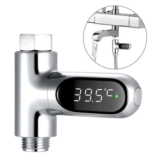 BD-LS-01 Second Generation LED Digital Display Shower Water Thermometer, Second Generation