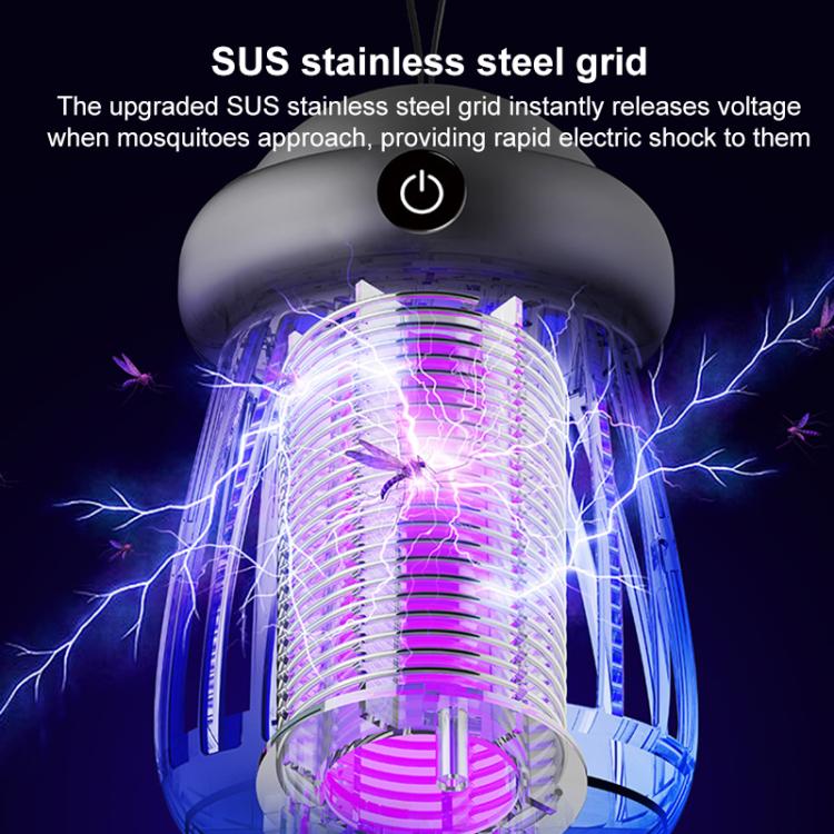 Jellyfish Portable UV Light Trapping Electric Mosquito Killer Lamp, Rechargeable, USB Power-in