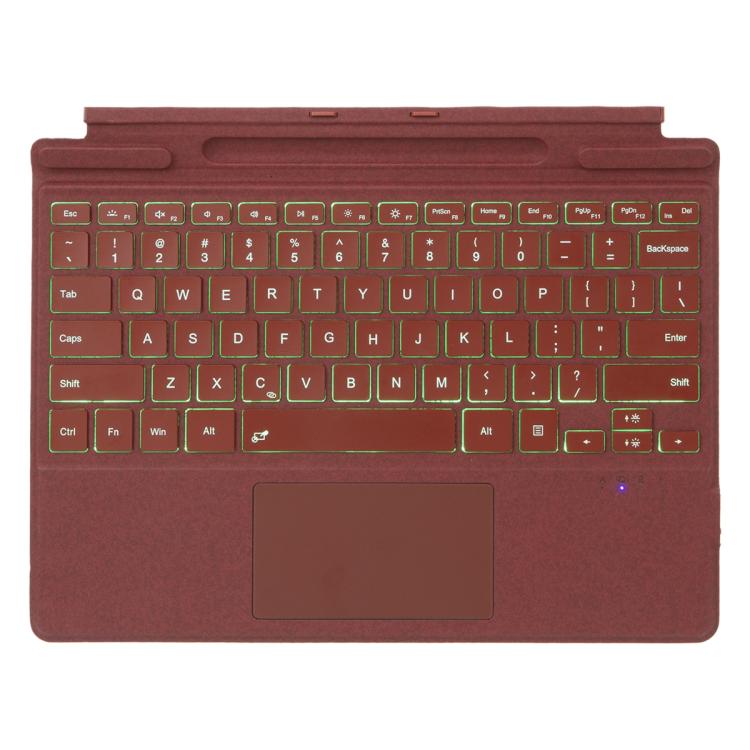 Single Color Backlight Tablet Bluetooth Keyboard with Touch Pad, For MicroSoft Surface Pro 9 / 10 / 11 / 12