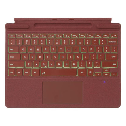 Single Color Backlight Tablet Bluetooth Keyboard with Touch Pad, For MicroSoft Surface Pro 9 / 10 / 11 / 12