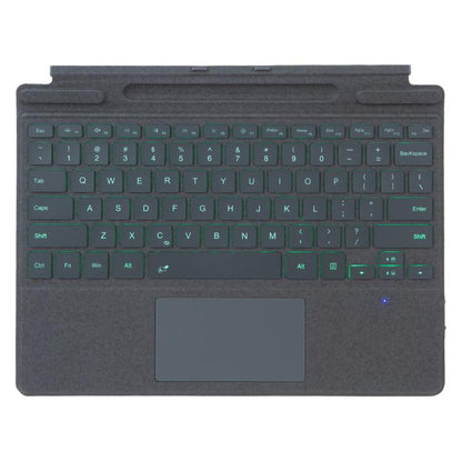 Single Color Backlight Tablet Bluetooth Keyboard with Touch Pad