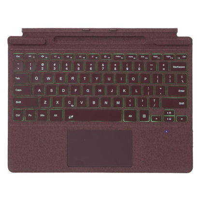 Single Color Backlight Tablet Bluetooth Keyboard with Touch Pad