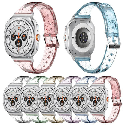 Glitter TPU Watch Band, For Samsung Galaxy Watch Ultra 47mm / Ultra 2025