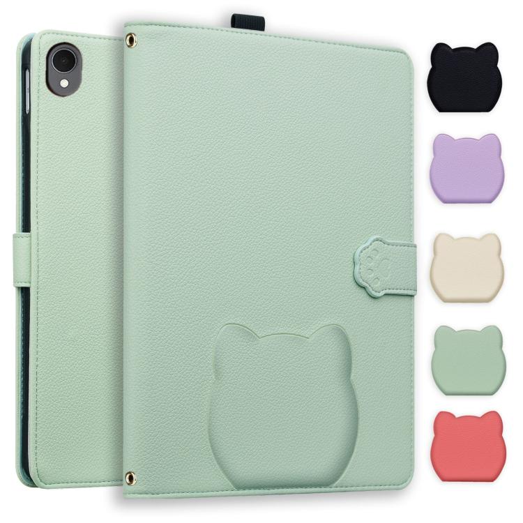 Cat Skin-feel Litchi Leather Smart Tablet Case, For Samsung Galaxy Tab S10 Lite / S10 FE, For Samsung Galaxy Tab S11, For Samsung Galaxy Tab S10+ / S9+, For Samsung Galaxy Tab S10 / S9 / S9 FE