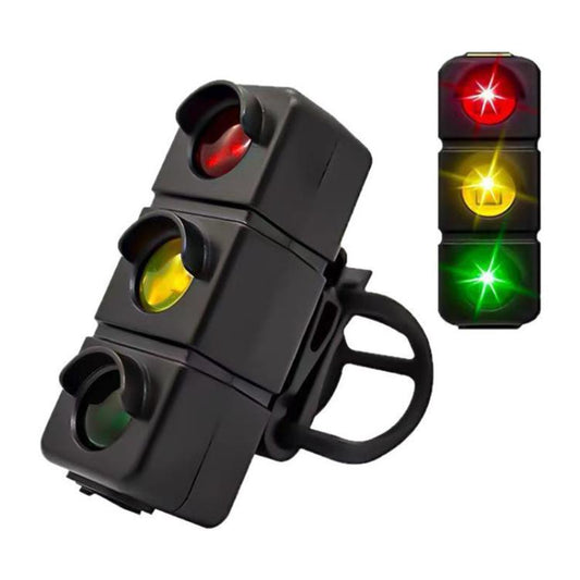 QX-W19 Creative Bicycle Three Color LED Tail Light, Safe Night Riding Warning Light, QX-W19