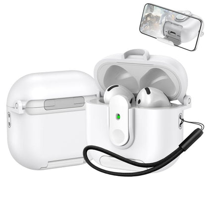 One-piece Holder Wireless Earphones Case with Lanyard, For AirPods 4, For AirPods Pro 2, For AirPods 3, For AirPods Pro, For AirPods 1 / 2