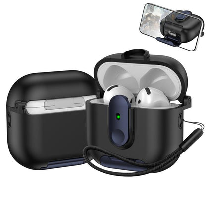 One-piece Holder Wireless Earphones Case with Lanyard, For AirPods 4, For AirPods Pro 2, For AirPods 3, For AirPods Pro, For AirPods 1 / 2