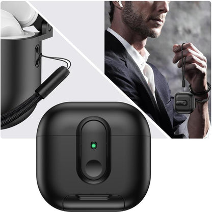 One-piece Holder Wireless Earphones Case with Lanyard, For AirPods 4, For AirPods Pro 2, For AirPods 3, For AirPods Pro, For AirPods 1 / 2