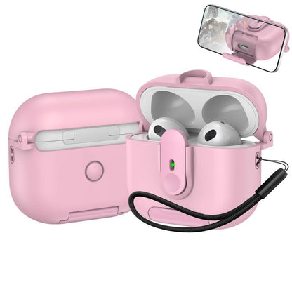 One-piece Holder Wireless Earphones Case with Lanyard, For AirPods 4, For AirPods Pro 2, For AirPods 3, For AirPods Pro, For AirPods 1 / 2