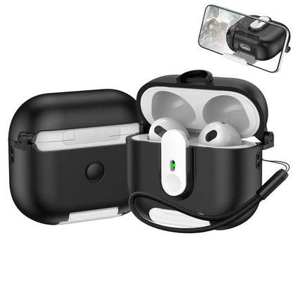 One-piece Holder Wireless Earphones Case with Lanyard, For AirPods 4, For AirPods Pro 2, For AirPods 3, For AirPods Pro, For AirPods 1 / 2