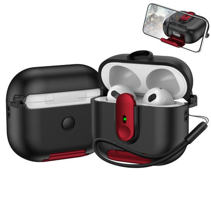 One-piece Holder Wireless Earphones Case with Lanyard, For AirPods 4, For AirPods Pro 2, For AirPods 3, For AirPods Pro, For AirPods 1 / 2