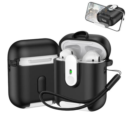 One-piece Holder Wireless Earphones Case with Lanyard, For AirPods 4, For AirPods Pro 2, For AirPods 3, For AirPods Pro, For AirPods 1 / 2