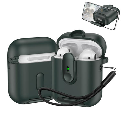One-piece Holder Wireless Earphones Case with Lanyard, For AirPods 4, For AirPods Pro 2, For AirPods 3, For AirPods Pro, For AirPods 1 / 2