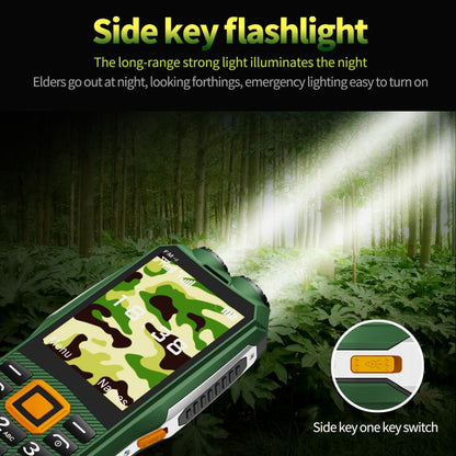 K6000 Keypad Phone, 2.8 inch, LED Flashlight, Big Keyboard, SOS, Network: 2G, Dual SIM, US Plug, EU Plug