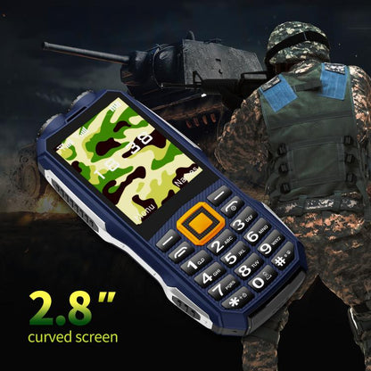 K6000 Keypad Phone, 2.8 inch, LED Flashlight, Big Keyboard, SOS, Network: 2G, Dual SIM, US Plug, EU Plug