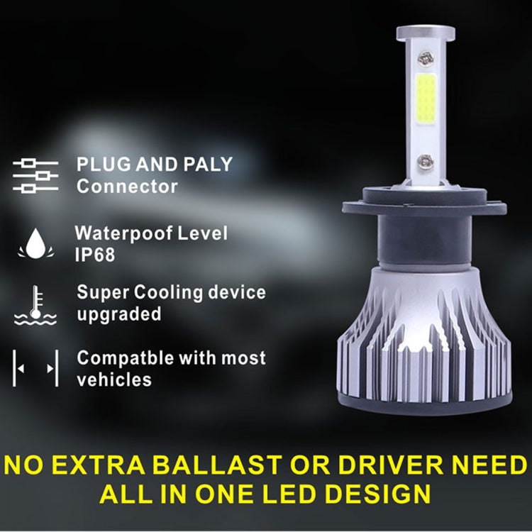 2 PCS DC 9-32V 26W 6500K 8000LM IP68 Car LED Headlight Lamps / Fog Light, X15 9004