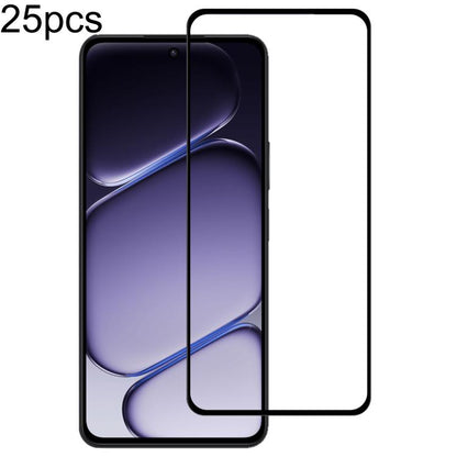 25 PCS/Pack High Aluminum Full Screen Silk Printing Tempered Glass Film, For OnePlus Turbo 6X 5G, For OnePlus Nord CE6 Lite, For OnePlus Nord 5, For OnePlus Nord CE5, For OnePlus Ace 5