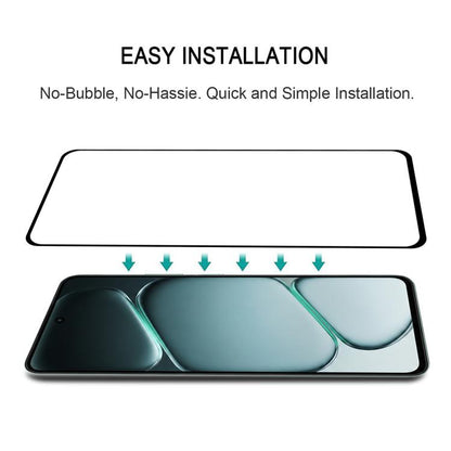 25 PCS/Pack High Aluminum Full Screen Silk Printing Tempered Glass Film, For OnePlus Turbo 6X 5G, For OnePlus Nord CE6 Lite, For OnePlus Nord 5, For OnePlus Nord CE5, For OnePlus Ace 5