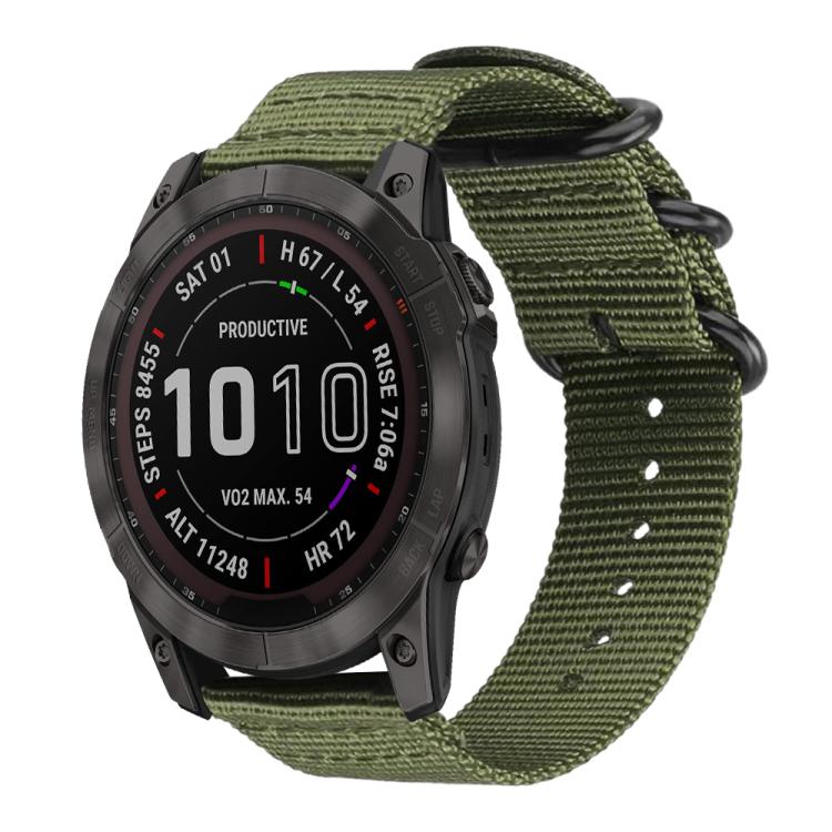 xDfind Ring Buckle Nylon Canvas Watch Band, 18mm, 22mm, 20mm, 24mm