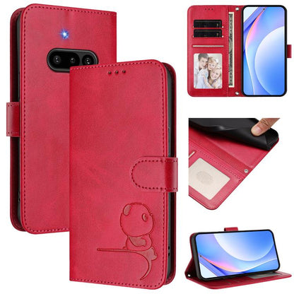 Litter Panda Embossing RFID Leather Phone Case with Lanyard, For Nothing Phone 4a Pro, For Nothing Phone 4a, For Nothing CMF Phone 2 Pro, For Nothing Phone 3a, For Nothing Phone 3a Pro, For Nothing CMF Phone 1, For Nothing Phone 2a
