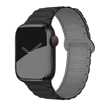 xDfind Magnetic Three-bead Silicone Watch Band, For Apple Watch 42 / 44 / 45 / 46 / 49mm, For Apple Watch 38 / 40 / 41 / S10 42mm