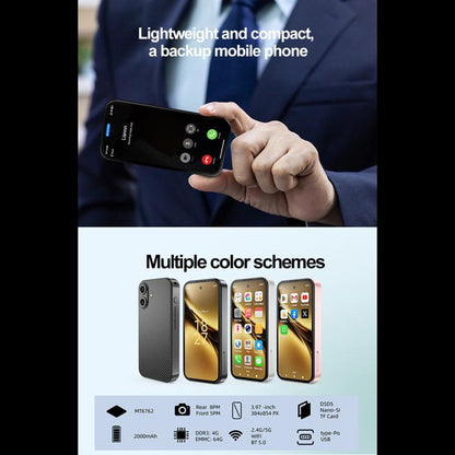 Q333, 4GB+64GB, 3.97 inch Android 12 Mediatek MT6762 Octa Core, Network: 4G, Dual SIM