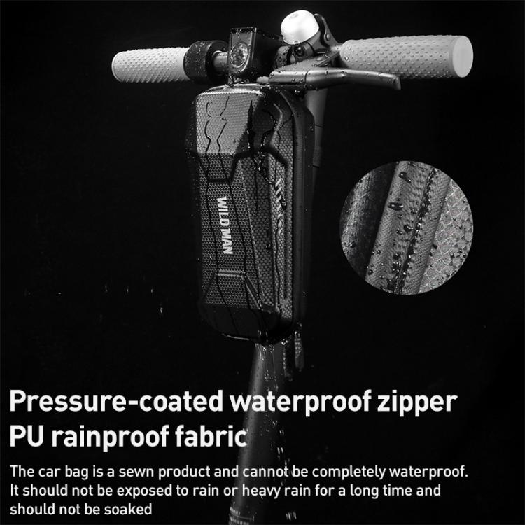 WILD MAN ES8 Electric Scooter EVA Hard Shell Handlebar Bag, ES8