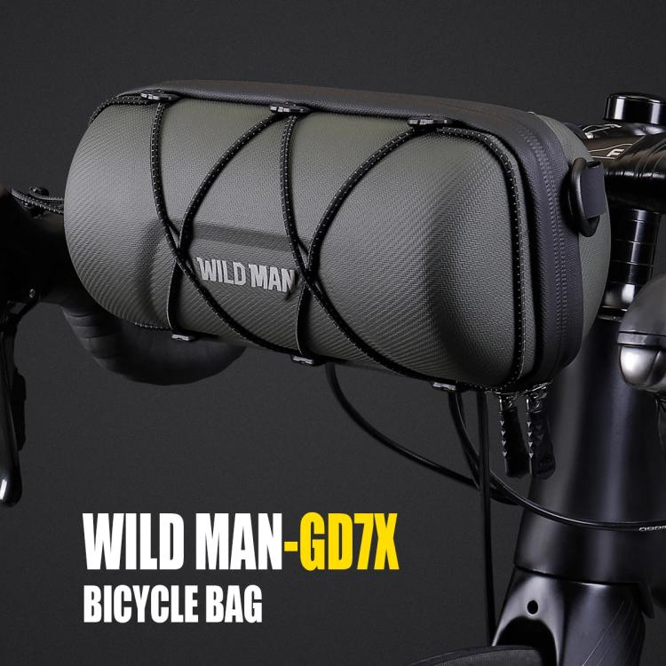 WILD MAN GD7X Mountain Bicycle EVA Hard Shell Handlebar Bag Quick Release Bracket, GD7X