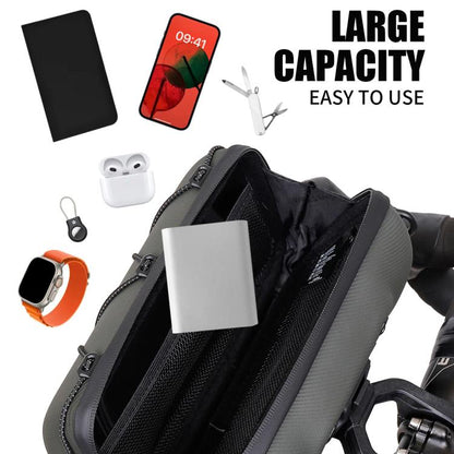 WILD MAN GD7X Mountain Bicycle EVA Hard Shell Handlebar Bag Quick Release Bracket, GD7X