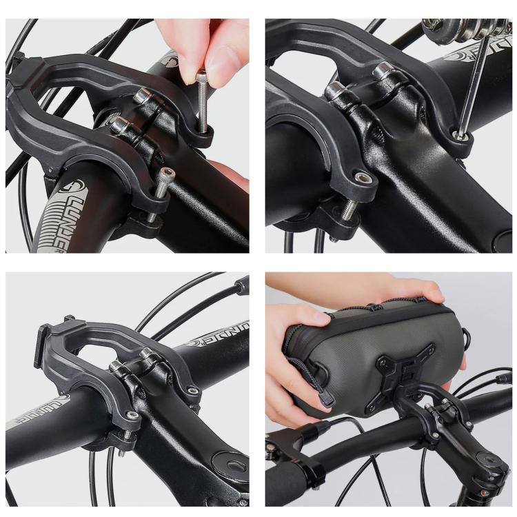 WILD MAN GD7X Mountain Bicycle EVA Hard Shell Handlebar Bag Quick Release Bracket, GD7X