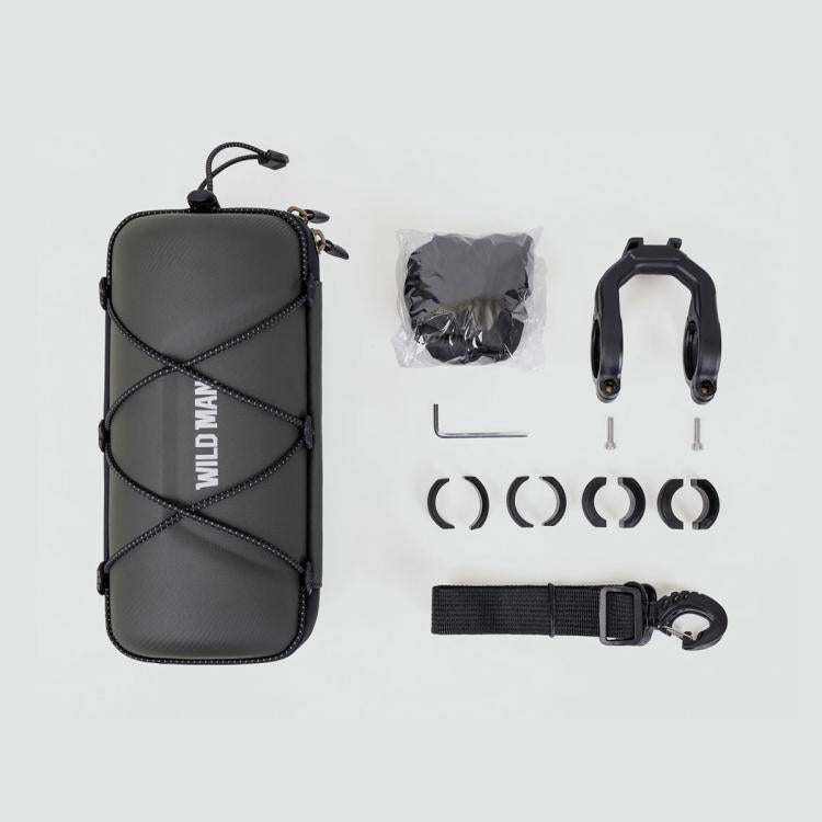 WILD MAN GD7X Mountain Bicycle EVA Hard Shell Handlebar Bag Quick Release Bracket, GD7X