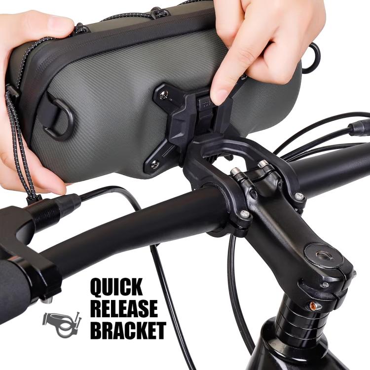 WILD MAN GD7X Mountain Bicycle EVA Hard Shell Handlebar Bag Quick Release Bracket, GD7X
