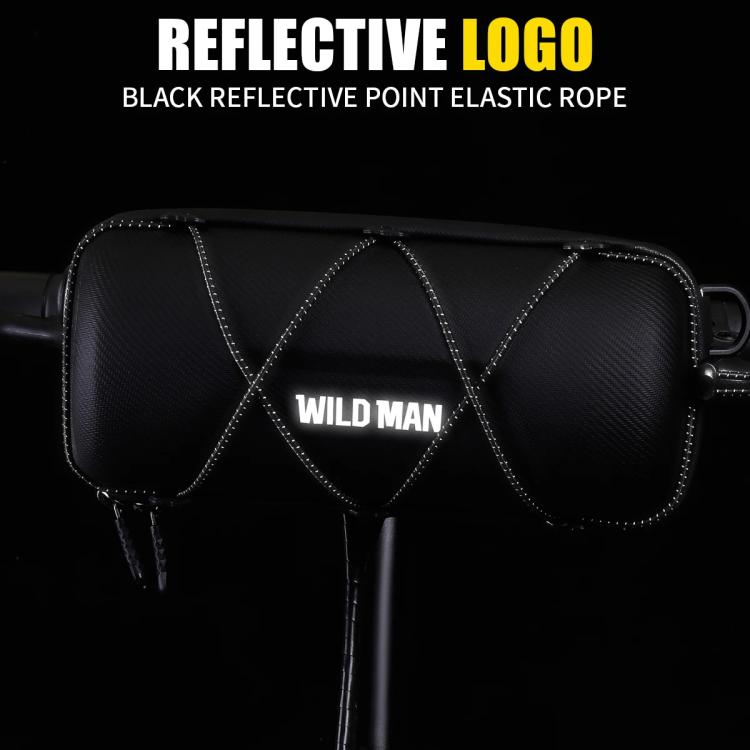 WILD MAN GD7X Mountain Bicycle EVA Hard Shell Handlebar Bag Quick Release Bracket, GD7X