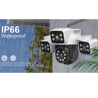 ESCAM PT223 3x4MP HD Motion Detection WiFi Three-screen PTZ IP Camera, EU Plug, US Plug, UK Plug, AU Plug