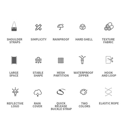 WILD MAN GD8 Mountain Bicycle EVA Hard Shell Handlebar Bag, GD8