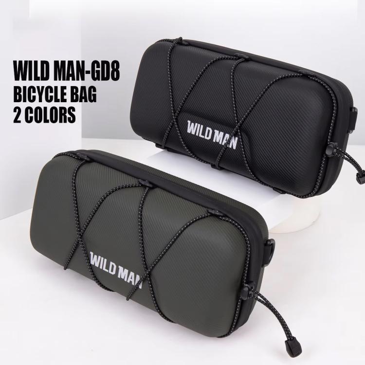 WILD MAN GD8 Mountain Bicycle EVA Hard Shell Handlebar Bag, GD8