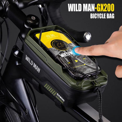 WILD MAN GX200 Mountain Bicycle EVA Hard Shell Bag Bike Front Fixing bracket, GX200