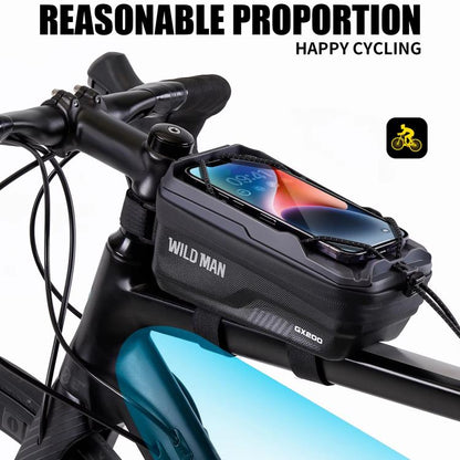 WILD MAN GX200 Mountain Bicycle EVA Hard Shell Bag Bike Front Fixing bracket, GX200