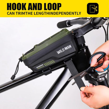 WILD MAN GX200 Mountain Bicycle EVA Hard Shell Bag Bike Front Fixing bracket, GX200