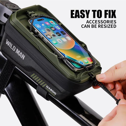 WILD MAN GX200 Mountain Bicycle EVA Hard Shell Bag Bike Front Fixing bracket, GX200