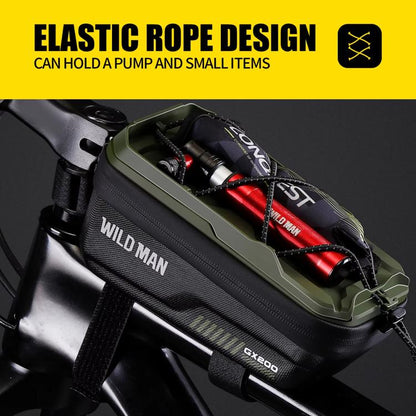 WILD MAN GX200 Mountain Bicycle EVA Hard Shell Bag Bike Front Fixing bracket, GX200
