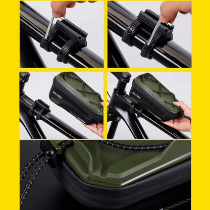 WILD MAN GX220X Mountain Bicycle EVA Hard Shell Bag Bike Front Quick Release Bracket, GX220X