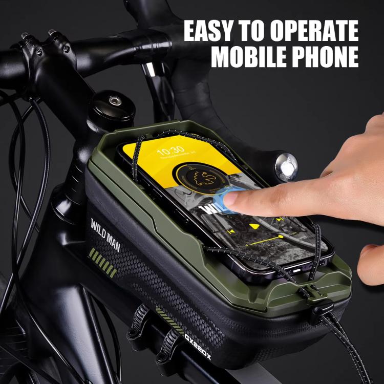 WILD MAN GX220X Mountain Bicycle EVA Hard Shell Bag Bike Front Quick Release Bracket, GX220X