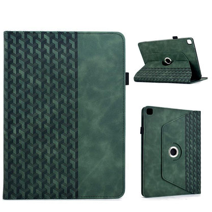 Rotatable Building Blocks Embossed Smart Leather Tablet Case, For Samsung Galaxy Tab S10 FE / S9, For Samsung Galaxy Tab S6 Lite 2024, For Samsung Galaxy Tab S9 FE+ / S9+, For Samsung Galaxy Tab A9+, For Samsung Galaxy Tab A7 10.4 / T500