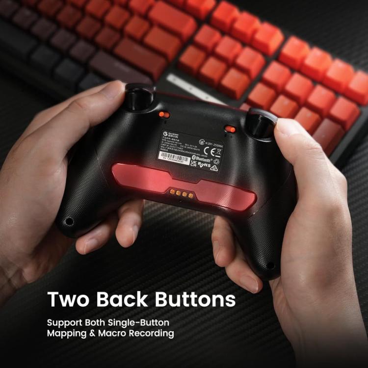 GameSir Nova 2 Lite Tri-Mode Wireless Game Controller for Switch / Steam / PC / iOS / Android, Nova 2 Lite White, Nova 2 Lite Black