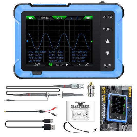 FNIRSI DSO510 Handheld Small Digital Portable Tablet Oscilloscope, DSO510
