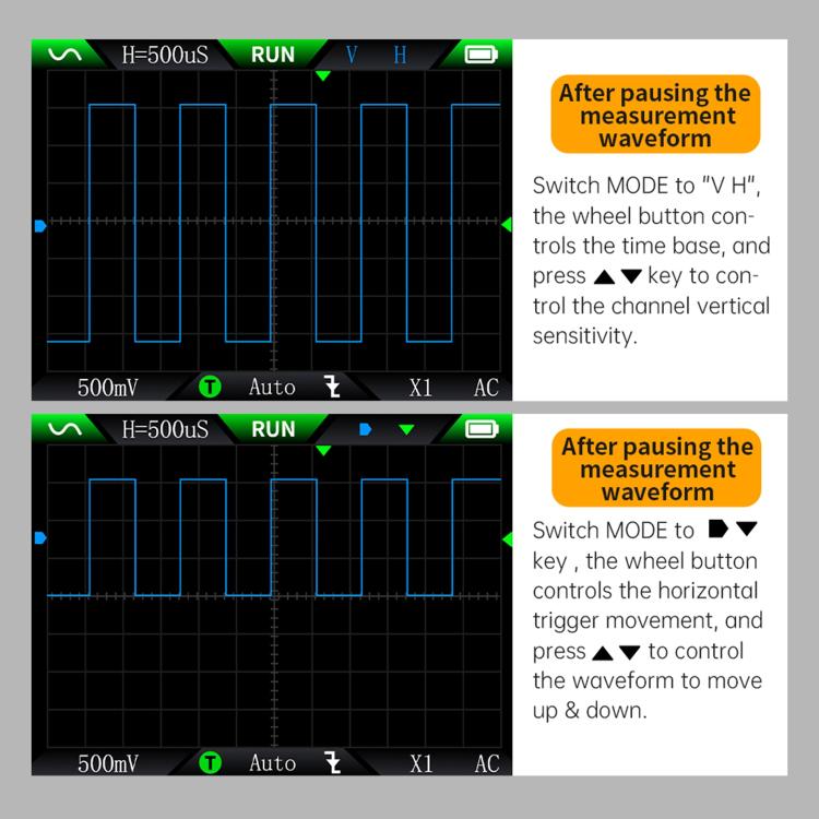FNIRSI DSO510 Handheld Small Digital Portable Tablet Oscilloscope, DSO510